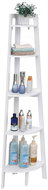 Corner Shelf Mira, 160cm, White - Shelving Unit