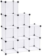 Shelf Lamack I., 123 cm, white - Shelving Unit