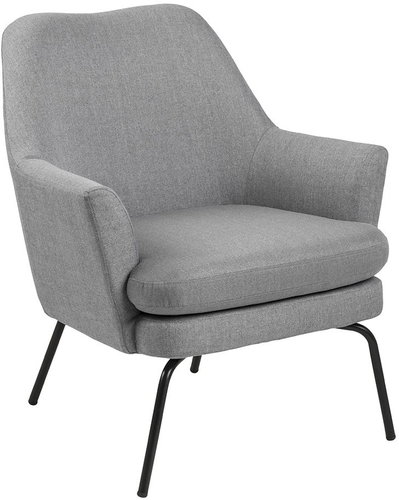 Relaxation chair Rika light gray - Armchair - Main image