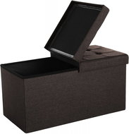 Maddie bench, 76 cm, dark brown - Bench