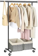 Clothes rack Frencis, 160 cm, black - Clothes Hanger