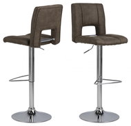 Larry Bar Stool (SET of 2 pcs), Brown - Bar Stool