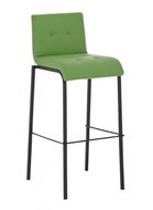 Viola Bar Stool with Black Base (SET 2 pcs) Brown - Bar Stool