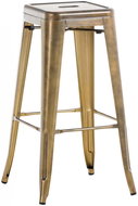 Josh II. Bar Stool, Gold - Bar Stool