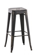 Josh Bar Stool, Black/Gold - Bar Stool
