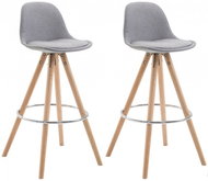 Frankie Bar Stool (SET 2 pcs), Grey - Bar Stool