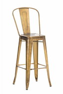Gilet Bar Stool, Gold - Bar Stool