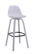 Taris Bar Stool, White - Bar Stool