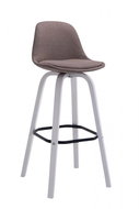 Bar stool Taris, sand / white - Bar Stool