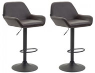 Henry bar stool (SET 2 pcs), dark brown - Bar Stool