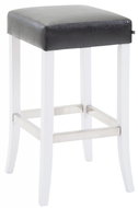 Tiana Bar Stool, Black/White - Bar Stool