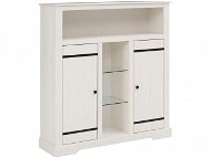 Danish Style Chest of drawers Zina, 130 cm, white - Chest of Drawers