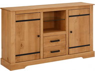 Zina Danish Style Chest of Drawers, 135cm, Pine - Chest of Drawers