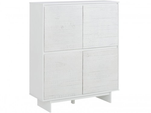 Morgen I. Danish Style Chest of Drawers, 120cm, White - Chest of Drawers - Main image