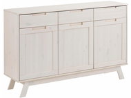 Danish Style Chest of Drawers Ohaia, 128cm, White - Chest of Drawers