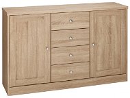 Hektor Danish Style Chest of Drawers, 120cm, Sonoma Oak - Chest of Drawers