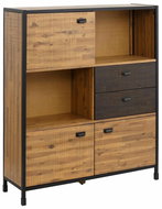 Danish Style Chest of Drawers Saigo, 140cm, Brown - Chest of Drawers