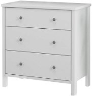 Tange Danish Style Chest of Drawers, 84cm, White - Chest of Drawers
