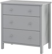 Danish Style Chest of Drawers Tange, 84cm, Grey - Chest of Drawers