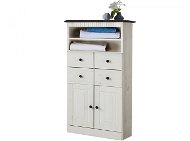 Rocia Danish Style Chest of Drawers, 120cm, White - Chest of Drawers