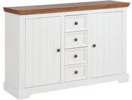 Alia Danish Style Chest of Drawers, 133cm, White - Chest of Drawers