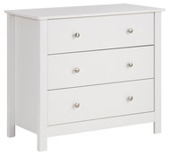 Danish Style Chest of Drawers July, 80cm, White - Chest of Drawers