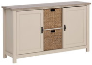 Danish Style Chest of Drawers Grace II., 140cm, Cream - Chest of Drawers