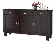 Tyle Danish Style Chest of Drawers, 150cm, Dark Brown - Chest of Drawers