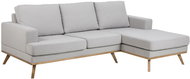 Design Scandinavia Corner sofa right Scandia, 233 cm, gray - Sofa