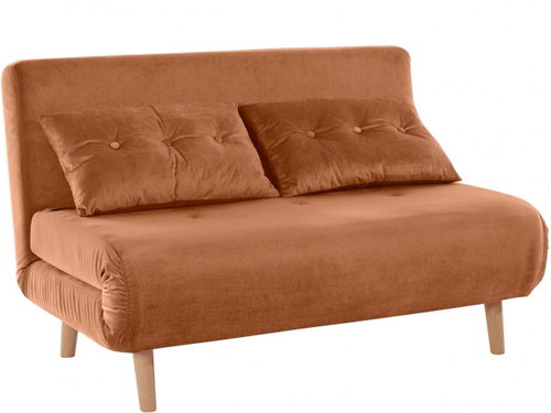 Danish Style Rozkládací pohovka Malina double, měděná - Pohovka - Main image