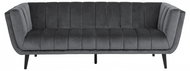 Design Scandinavia Tampa Couch, 220 cm, Dark Grey - Couch