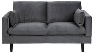 Design Scandinavia Sunderland sofa, 161 cm, dark gray - Couch