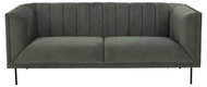 Design Scandinavia Pasadena Couch, 201 cm, Dark Green - Couch