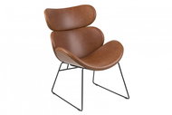 Design Scandinavia Quince Relaxation Chair, Black/Brown - Armchair