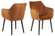 Design Scandinavia Armchair with armrests Tala, orange - Armchair
