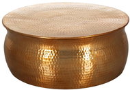 Brüxxi Konferenční stolek Guza, 75 cm, zlatá - Konferenční stolek