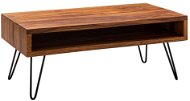 Brüxxi Konferenční stolek Belia, 100 cm, masiv Sheesham - Konferenční stolek