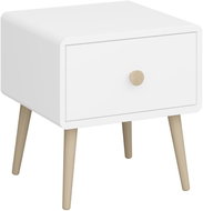 Danish Style Noční stolek Adel, 44 cm, bílá - Noční stolek