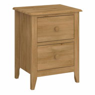 Danish Style Noční stolek Hellen, 64 cm, přírodní dřevo - Noční stolek