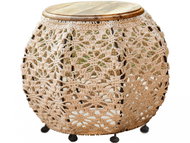 Danish Style Odkládací stolek Vick, 43 cm, světle hnědá - Odkládací stolek