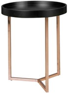 Brüxxi Odkládací stolek Lebron, 51 cm, černá - Odkládací stolek