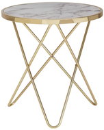 Brüxxi Odkládací stolek Galla, 57 cm, zlatá - Odkládací stolek