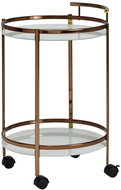 Brüxxi Serving Table Hariet, 80cm, Gold - Food Serving Trolley