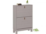Danish Style Shoe Lous, 95cm, Grey - Shoe Rack