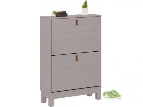 Danish Style Shoe Lous, 95cm, Grey - Shoe Rack - Main image