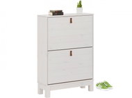 Danish Style Shoe Rack Lous, 95cm, White - Shoe Rack