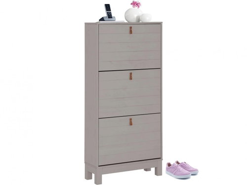 Danish Style Shoe Lous, 140cm, Grey - Shoe Rack - Main image