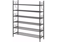 Danish Style Dion Shoe Rack, 120cm, Black - Shoe Rack