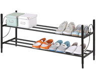 Danish Style Dion Shoe Rack, 100cm, Black - Shoe Rack