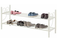 Danish Style Shoe Rack Dion, 100cm, White - Shoe Rack
